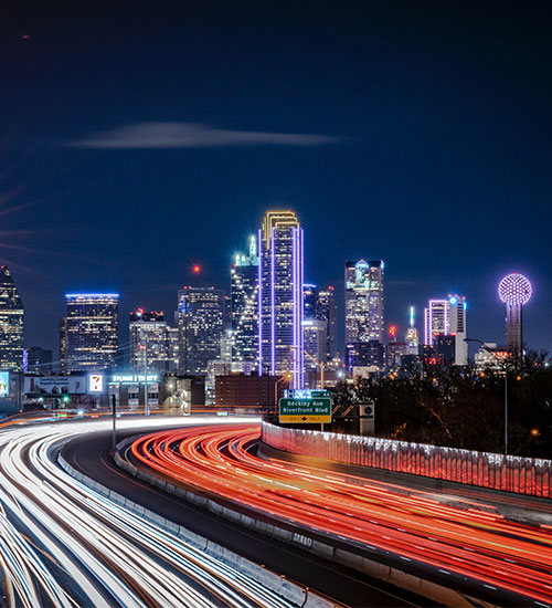 dallas night view