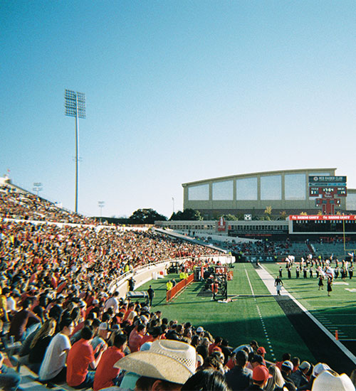 stadium at lubbock, texas